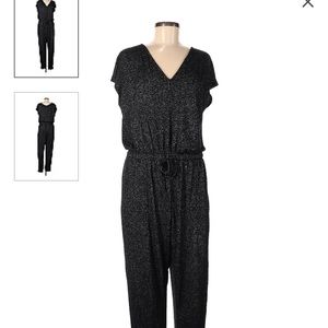 Stars Above Target Women's Black Jumpsuit Short Sleeve Casual Jumper Size Medium